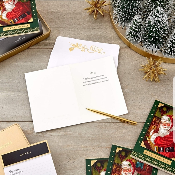 Hallmark "Christmas in Evergreen" Santa Claus Cards - Picture 4 of 9